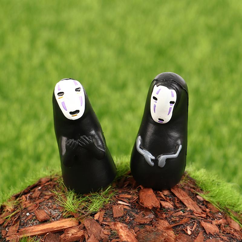 Spirited Away No Face Man Vinyl Action Figure Miyazaki Hayao Anime Model Toys Gift
