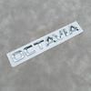 3D ABS Kendinden Yapışkanlı Krom Siyah Harfler Logo Octavia Amblemi Araba Arka Bagaj Sticker Rozet Oto Aksesuarları