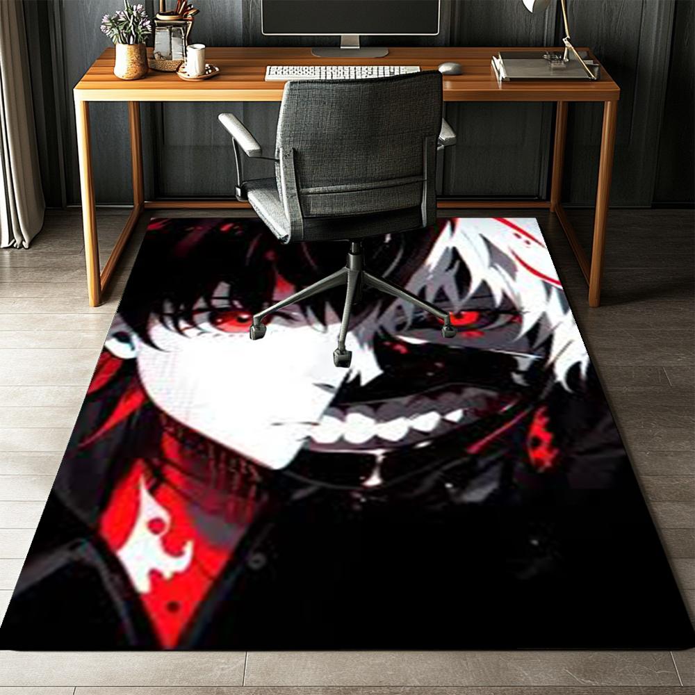 Tokyo Ghoul Printed Carpet,Rug,for Office Chair Living Room Bedroom Kitchen Room Decor Gifts.