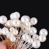 Tiara Hairstyle Design Tools Wedding Headwear Pearl Hair Pins U Shape Hair Clip Pearl Hair Stick