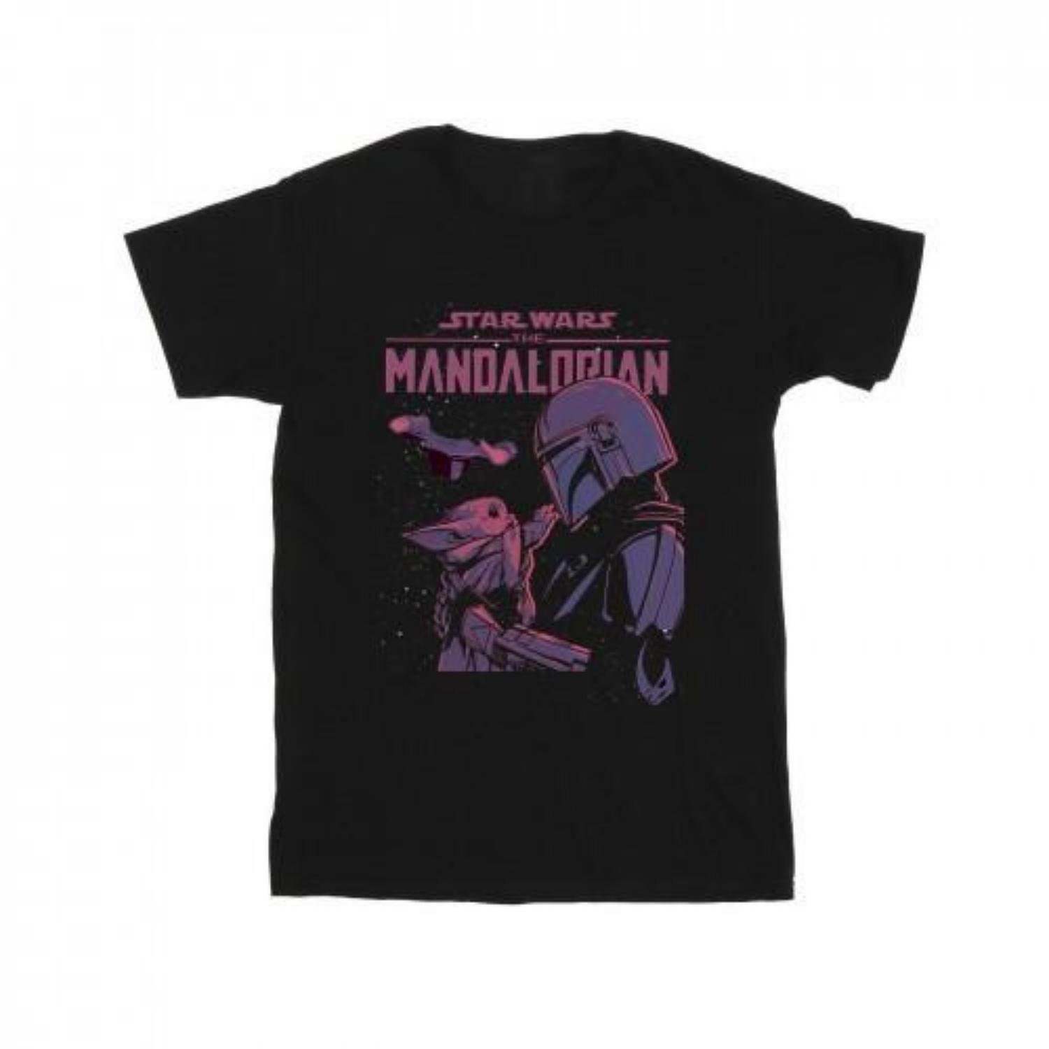 STAR WARS Mens The Mandalorian Hello Friend T-Shirt S