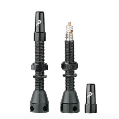 DIY Aluminum Alloy Tubeless Presta Valve Stem 44mm 60mm Super Light FV Nozzle Nipple Brass Core Bike Valve for Most Bicycle
