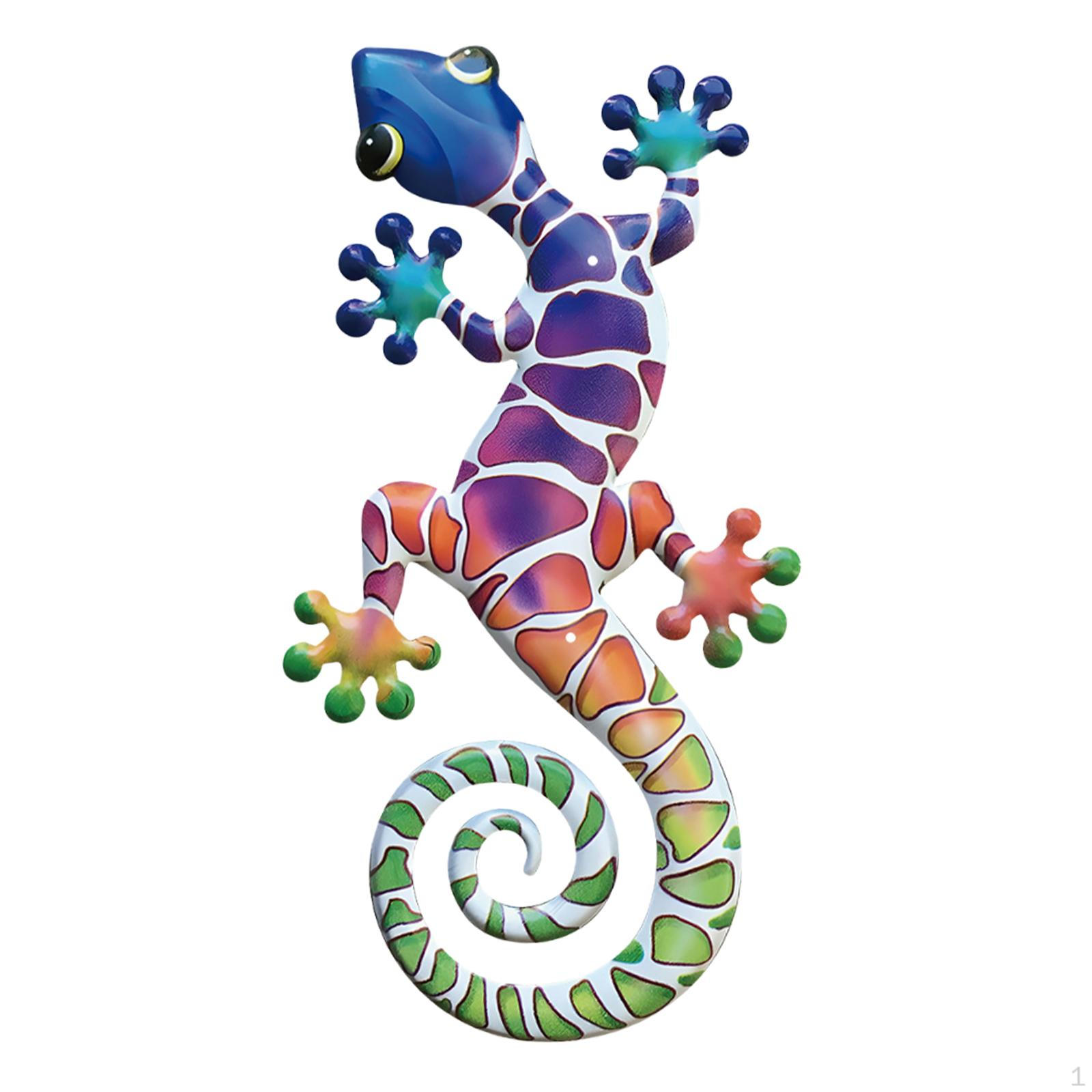 

Металлический декор Геккон для сада и дома Style B