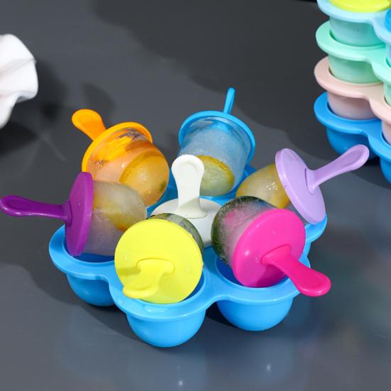 Eisform mit Deckel, lebensmittelechter Kunststoff, Pinguinform, effiziente Eismaschine, einfaches Entnehmen, gefriergeeignet, Küchen- und Barzubehör