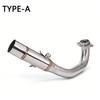 For Yamaha XMAX XMAX250 XMAX300 2017-2024 Motorcycle Exhaust Stainless Escape Header Tube 51MM Scooter Kit