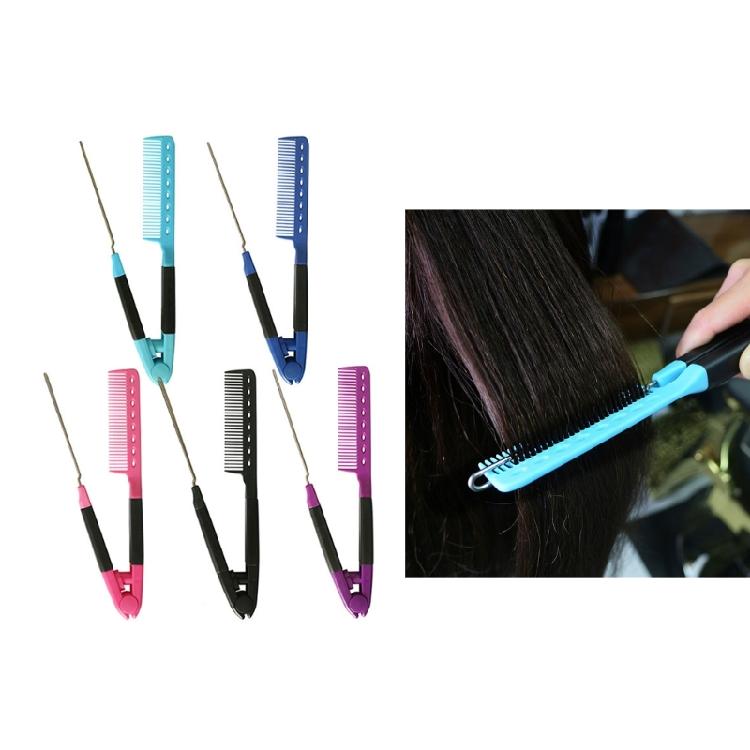 Efficient Hair Styling Comb Hair Straightening Brush Styling Combs Parting Comb Easy to Use for Home Use