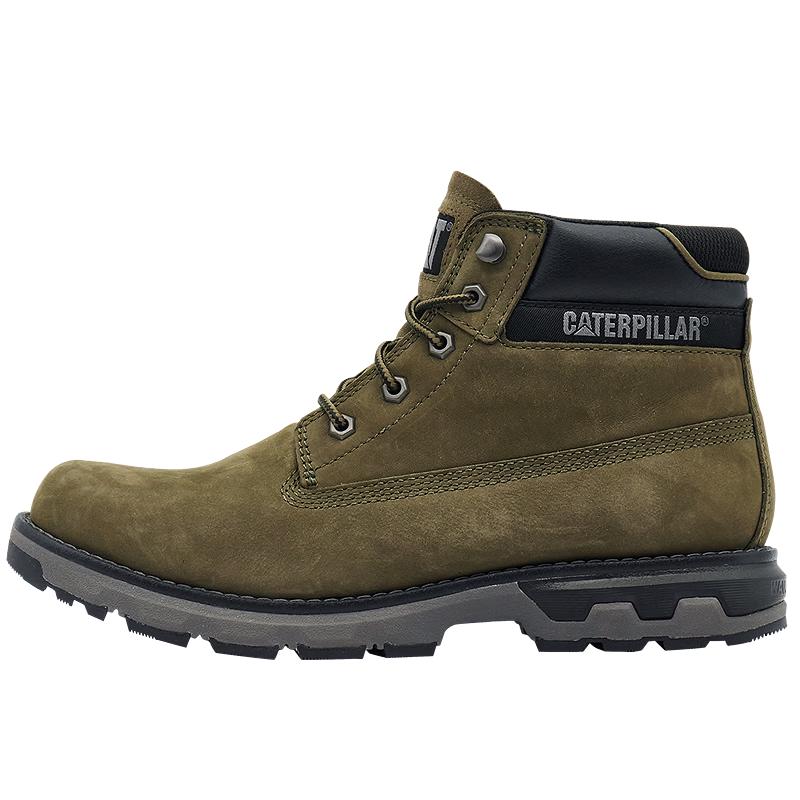 CAT Men s Retro Leather High-Top Work Boots 41