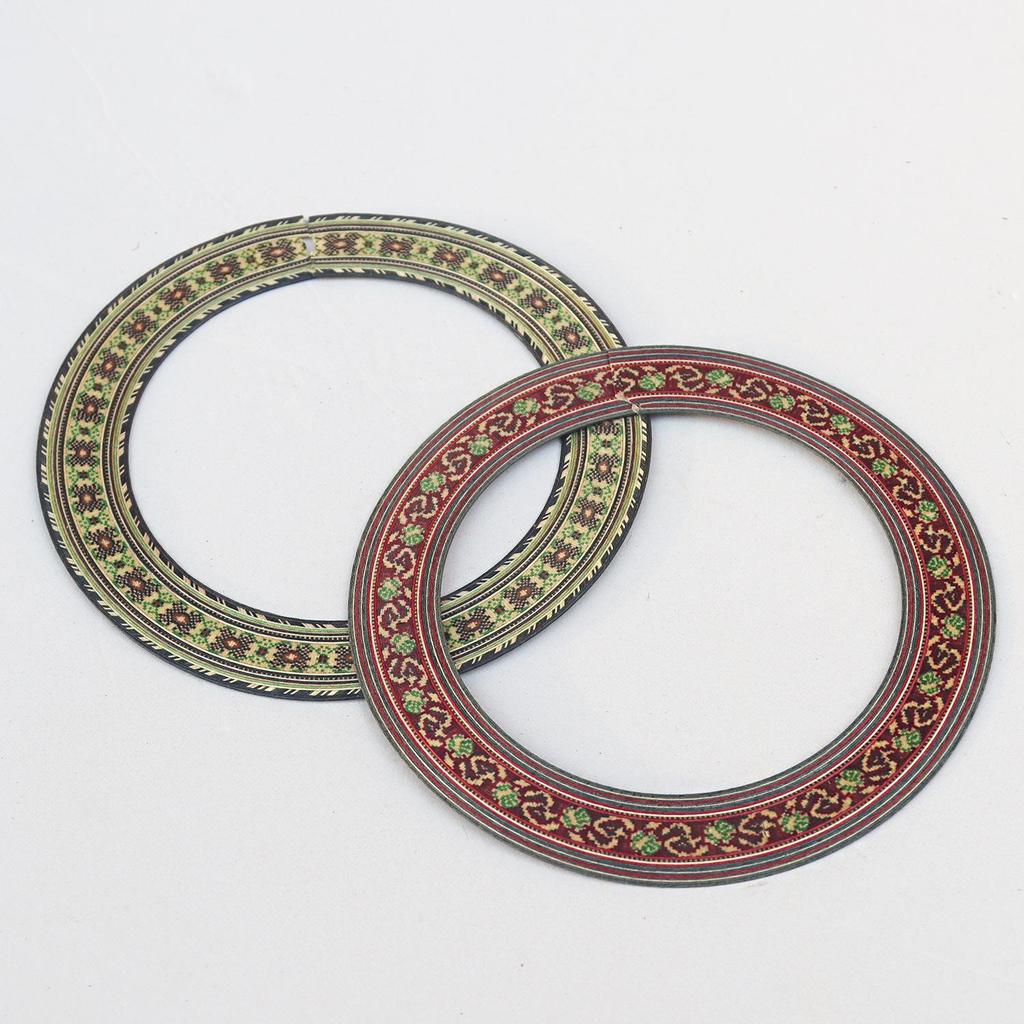 Lindenholz Klassische Gitarre Schallloch Rosette - 92mm Innendurchmesser Dekorationszubehör