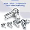 4Pcs M5 M6 M8 M10 Ball Joint Rod End Bearing Right Angle CS8/CS10/CS13/CS16 Rod End Ball Bearing