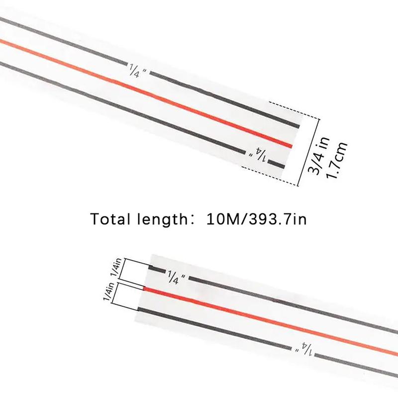 Diagonale Sømtape Syning Basting Tape Til Syning af Lige Diagonale Sømme Markeringsværktøj Til At Markere 1/4 Tomme På Maskinen