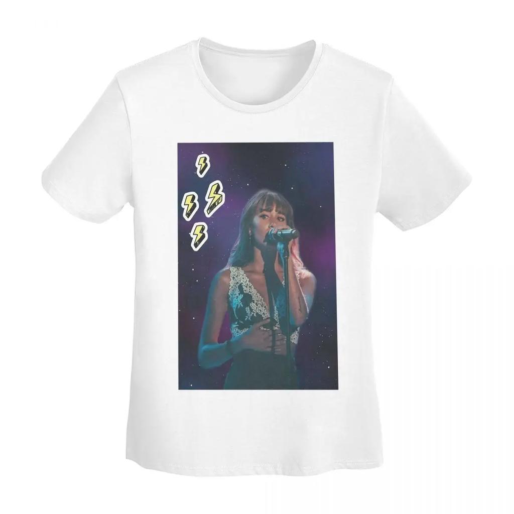 Aitana Ocana Singer TShirt Women Short Sleeve T Shirts Round Neck Streetwear Cotton Summer Tees Streetwear