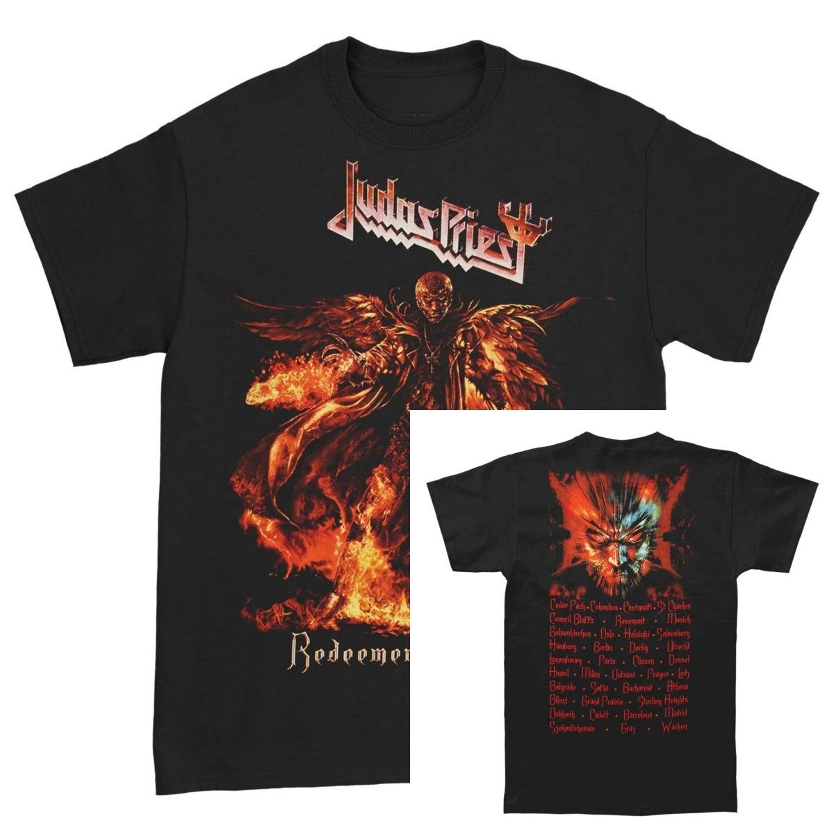 

Judas Priest Redeemer of Souls Tour (CP - W) T-shirt High-end Luxury Is for Both Men and Women Top Y2k 2026 Summer S