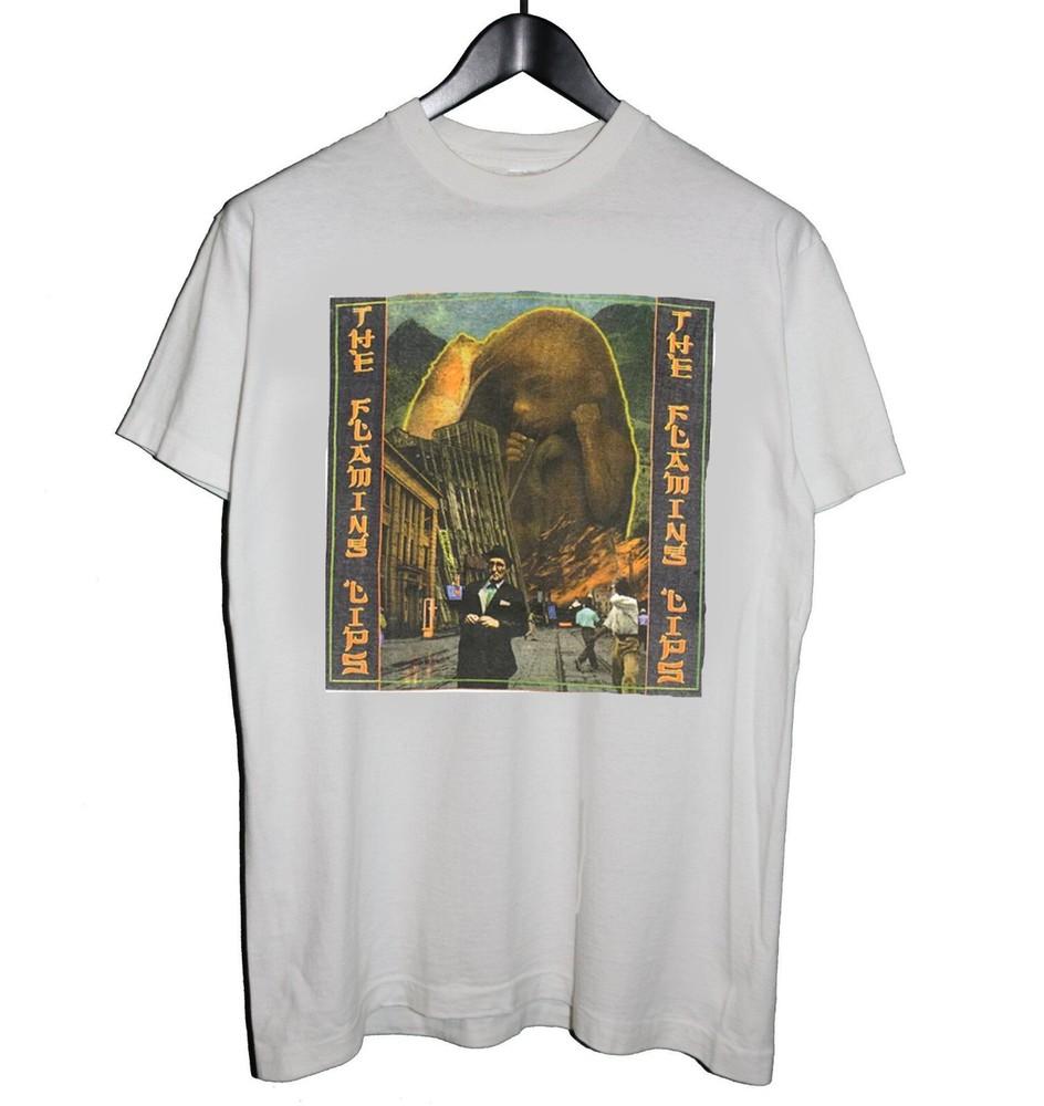 SALE THE FLAMING LIPS unisex t-shirt white shirt gift for fan Unisex T-Shirt XXXL