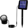 Dual Waterproof Solar Pond Spotlights Auto On/Off Solar Spot Light Solar Lights  Lawn Lighting