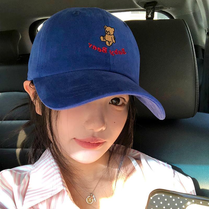

Bear Blue Chic Embroidered Baseball Hat For Women Ideal Spring Fashion Casual