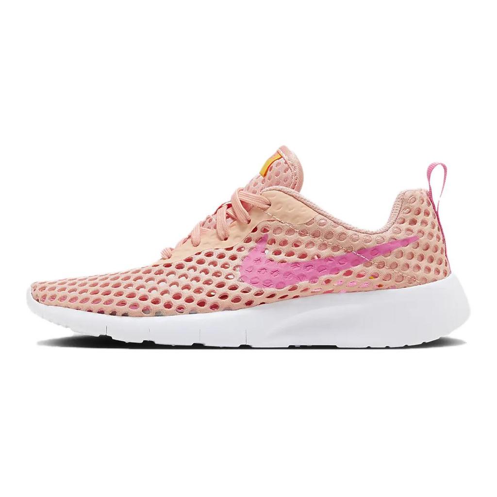 Nike Tanjun Comfortable Non-Slip Wear-Resistant Low-Top Kids Running Shoes Pink Kids Running Shoes AO9603-800