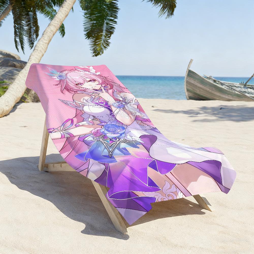 Cyrene Spiel Honkai Star Rail Handtuch Sport Schnelltrocknend Reise Campingausrüstung Sanddicht Weich Leicht Großes Strandtuch