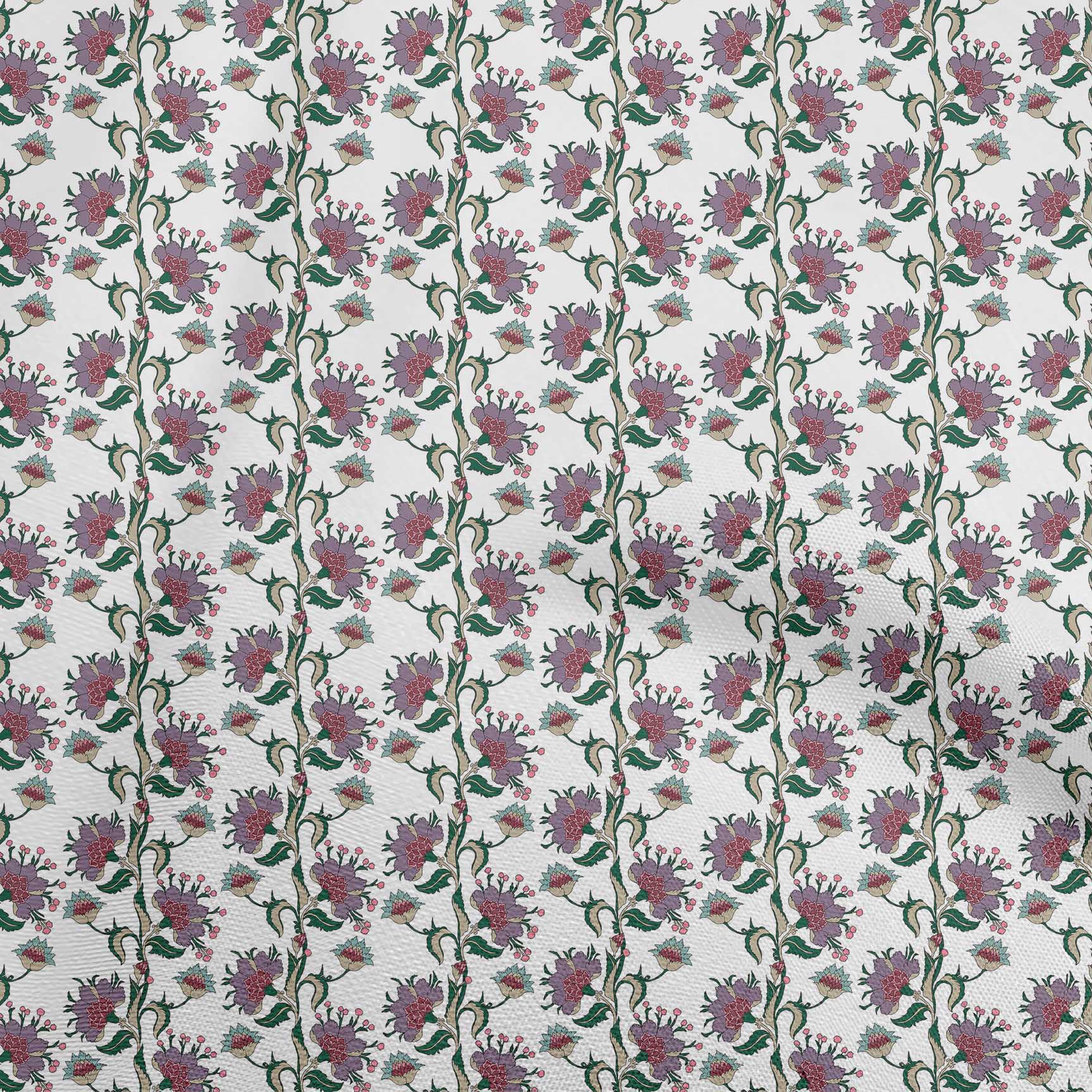 

OneOone Cotton Flex Brick Red Fabric Листя та конюшина Одяг своїми руками Тканина для стьобання Тканина з принтом на ярди 40 дюймів 42 Inch Wide - Viscose Chiffon білий