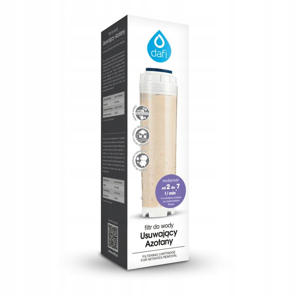 Filter for Removing Nitrates from Water with Anion Resin