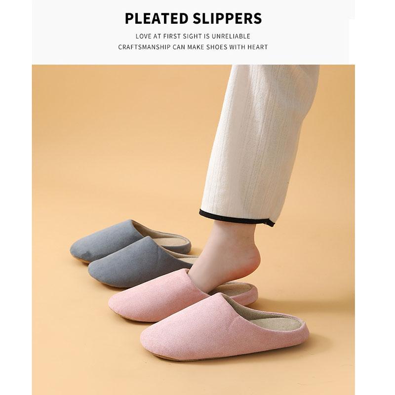 Geräuschlose Sohle Hausschuhe Indoor Hausschuhe Rutschfest Weich Bequem Home Office Schuhe Neutral Winter Bequem Atmungsaktiv Schuhe