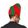 Holiday Party Hat Stripe Hat Mask Candy Cane Costume Christmas Elf Hat Christmas Candy Outfit Halloween Cosplay Costumes