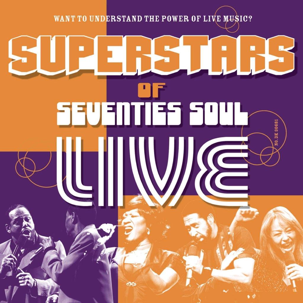 CD VARIOUS - Superstars of Seventies Soul: Live DK30681 Shout! Factory 2004 US Soul/Funk Used