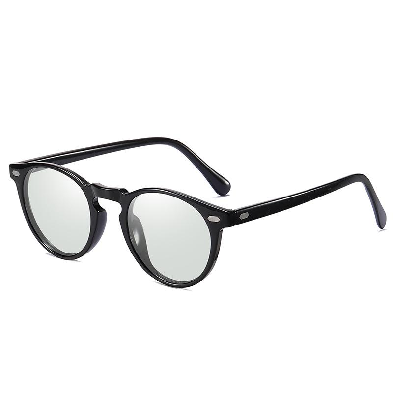 

Latest Color Changing Eyeglasses For Male And Female Stylish Round Frames Tr Sunglasses Driving Sunglasses JH3086