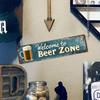 Retro Metal Wall Art for Home Office Beer Bar Decor