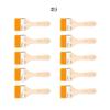 5/10/12pcs/Set Memory Nylon Paint Brushes for Acrylic/Oil/Watercolor Drawing Wooden Synthetic Bristles Easy To Clean BBQ Brush