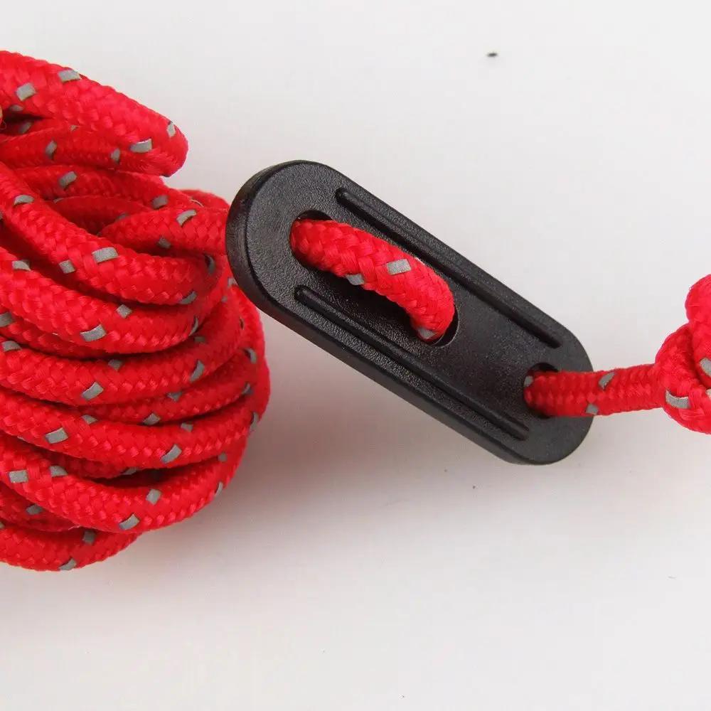 Plastic 3-Hole Camping Tent Rope Fastener Tensioner Lock Tightening Hook Wind Rope Buckle - Essential Accessory for Secure Tents
