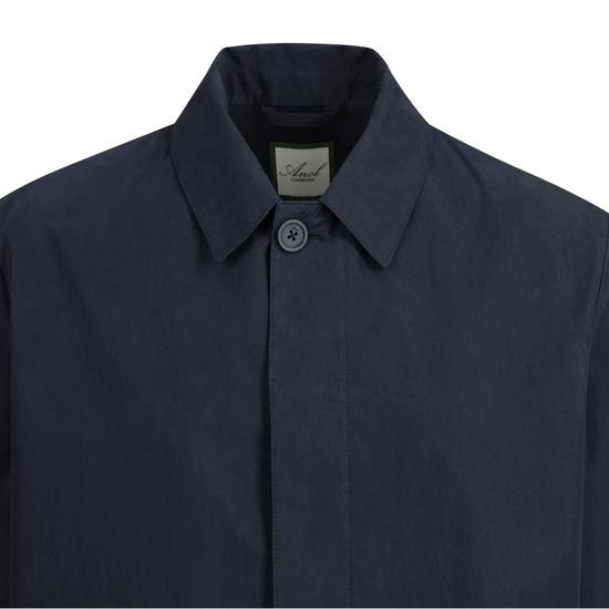 Four Seasons Men's Trench Coat MOCDX25101NAV