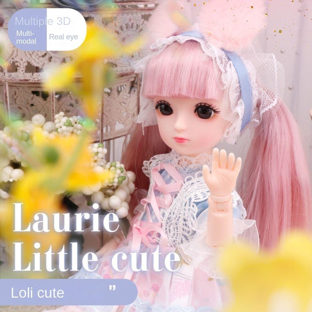 23 Movable Jointed 30CM 23 Movable Jointed Dolls with Clothes Dress DIY Toy Dolls Girls