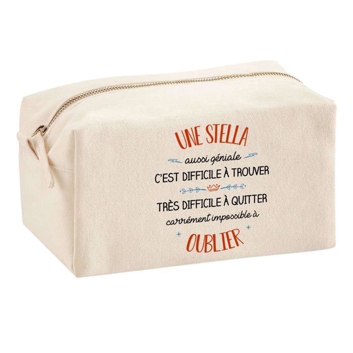 Tote bag - PLANETEE - Une Stella Aussi Géniale - Coton imprimé France - Grande contenance - Anses solides