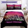 Gta Customize Text Bed Sheet Set Perfect for Decorate room Wrinkle Resistant Bedroom Decor Gift for Festivals