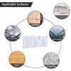 Hook Transparent Bathroom Wall Hanging Home Finishing Storage Tool Punch-free Continuous Row of Hooks Strong and Seamless Door Hanger