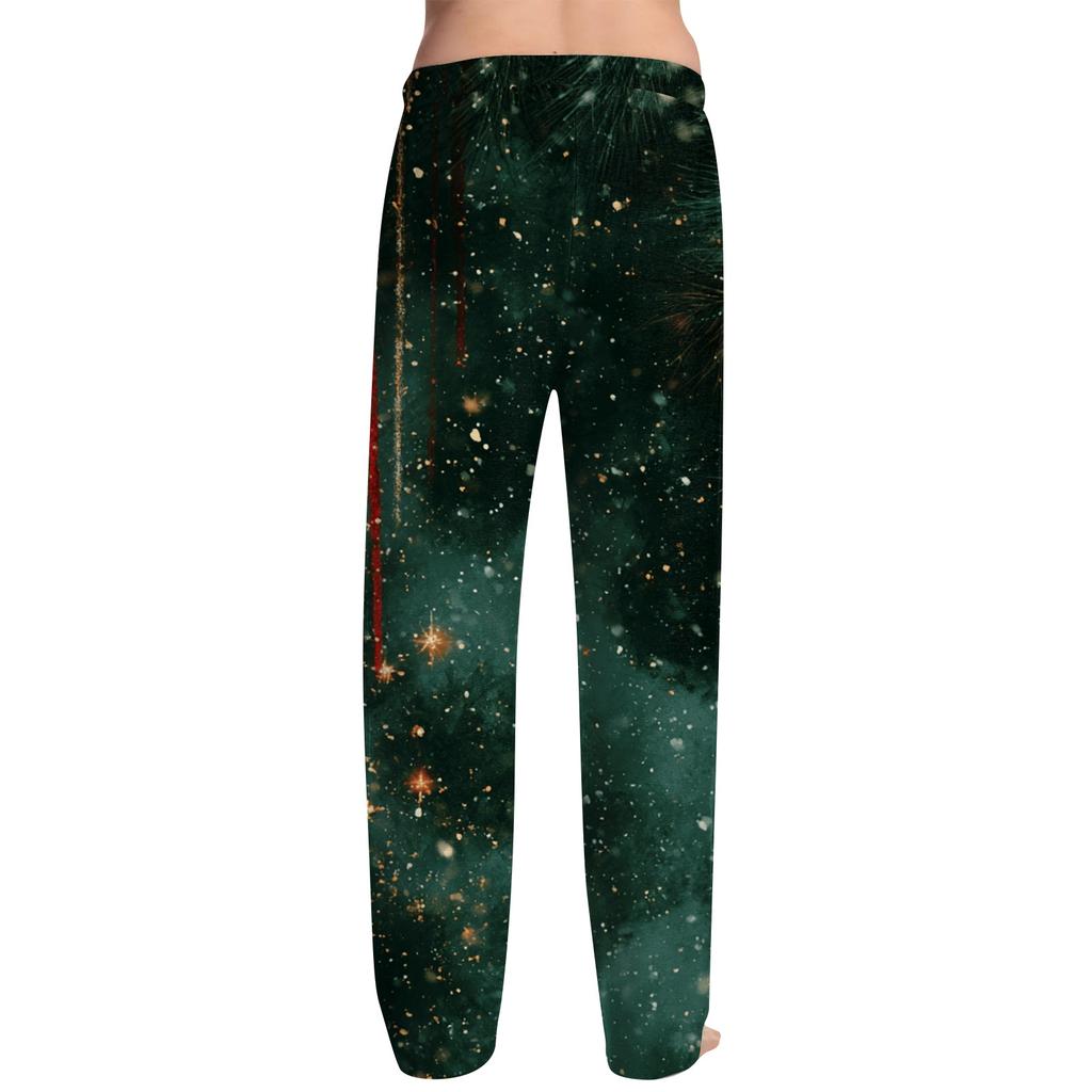 Men's Christmas Printed Pajama Pants for Sleep and Casual Wear