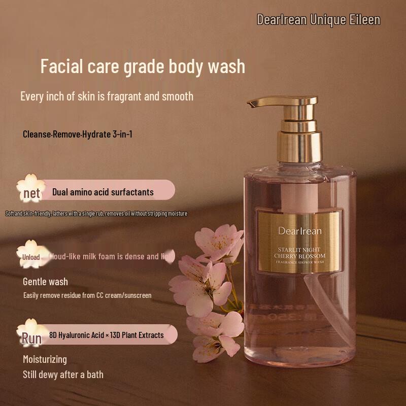 Unique Irene Night Cherry Blossom Fragrance Shower Gel