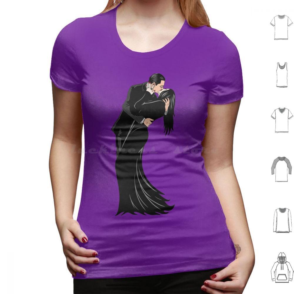 Cara Mia T Shirt Cotton Men Women DIY Print Romance Love Kiss Gothic Emo Addams Gomez Morticia Horror Halloween Scary Cara Mia