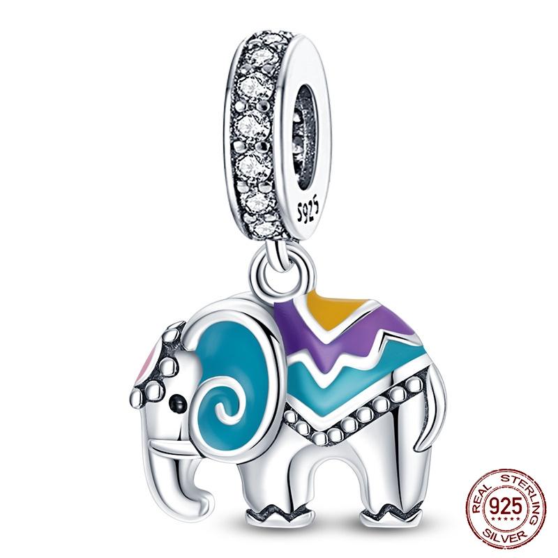 Copper Metal Trendy Fashion Glowing Spaceship Astronaut Bunny Planet Charm Bead Components Bead Components Compatible With Brand Authentic Original