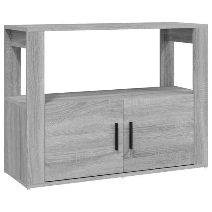819458 vidaXL Buffet Sonoma Grey 80x30x60 Cm Engineered Wood