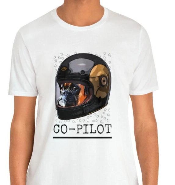 Boxer Dog  Dog is My Co-pilot  Boxer Dog Boxer Dog Lover tshirt Dog mom dad 3XL