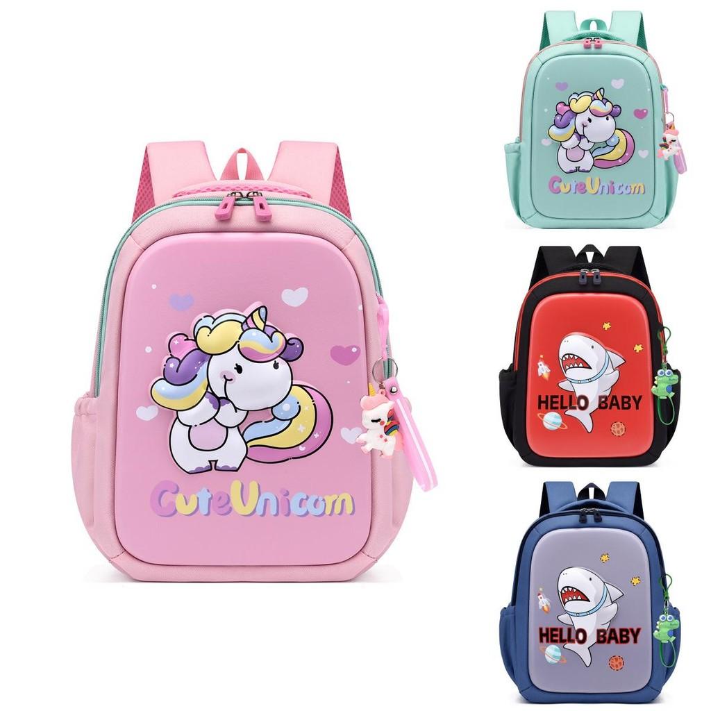 Charming Childrens 3d Eggshell Backpack Breathable Lightweight Design For School