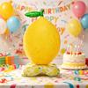 1pc 61-Inch Standing Summer Lemon-Shaped Foil Balloon Birthday Party Decorations Party Arrangement Balloons Festival Photo Props