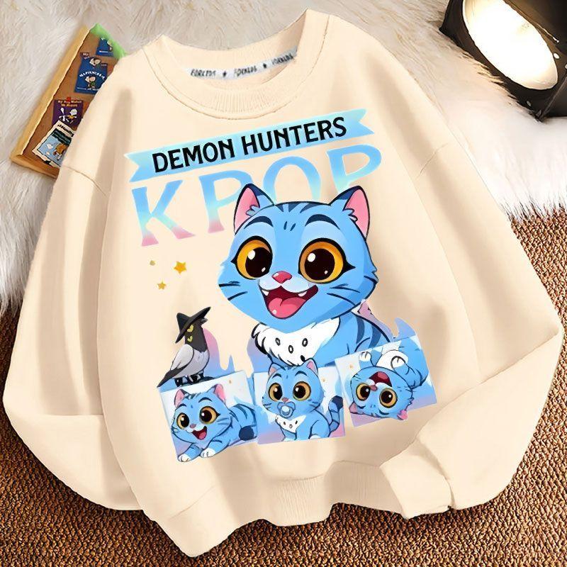 Children's Fashion Sweatshirts for Spring and Autumn, Long-sleeved Casual Sweatshirts for Boys and Girls