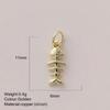 Eco-friendly Colored Enamel Fish DIY Charms Jewelry Making Accessories for Earrings Bracelet Necklace Craft