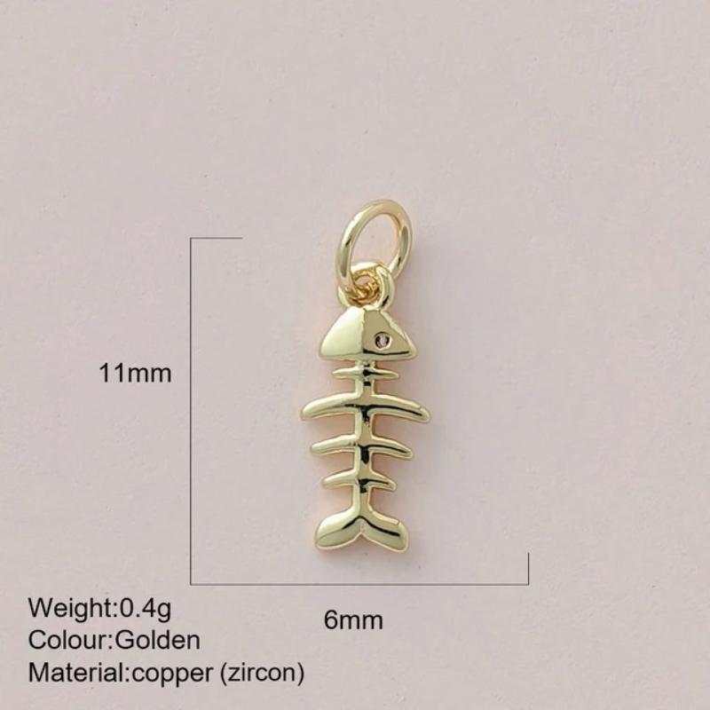 Eco-friendly Colored Enamel Fish DIY Charms Jewelry Making Accessories for Earrings Bracelet Necklace Craft