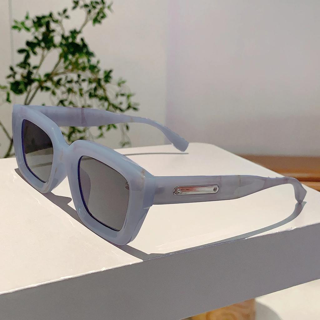 Vintage Square Sunglasses Women New In Stylish Candy Color Shades Ins Trendy Fashion Brand Korean Style Sun Glasses
