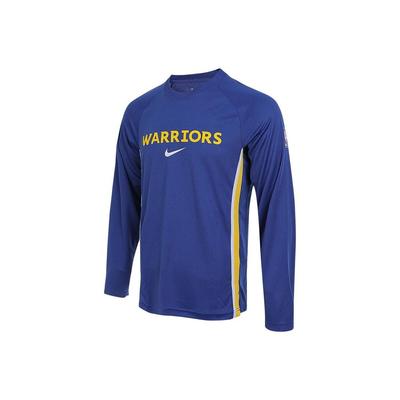 Golden State Warriors NBA Bequemes Strick-Crew-Neck-Raglan-Langarm-T-Shirt für Herren T-Shirts HM6801-495