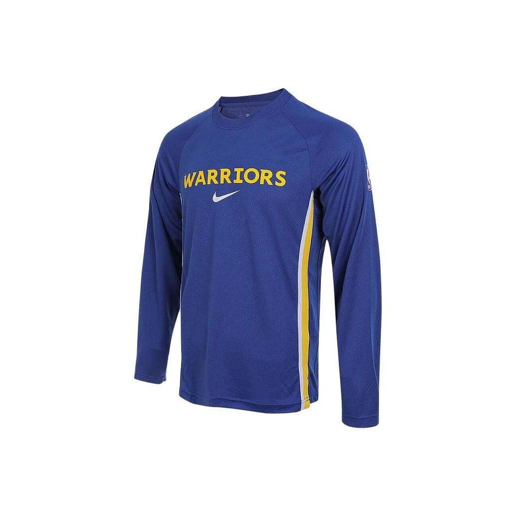 

Nike Golden State Warriors NBA Удобная трикотажная футболка с круглым вырезом, реглан, с длинным рукавом, мужская футболка HM6801-495 L
