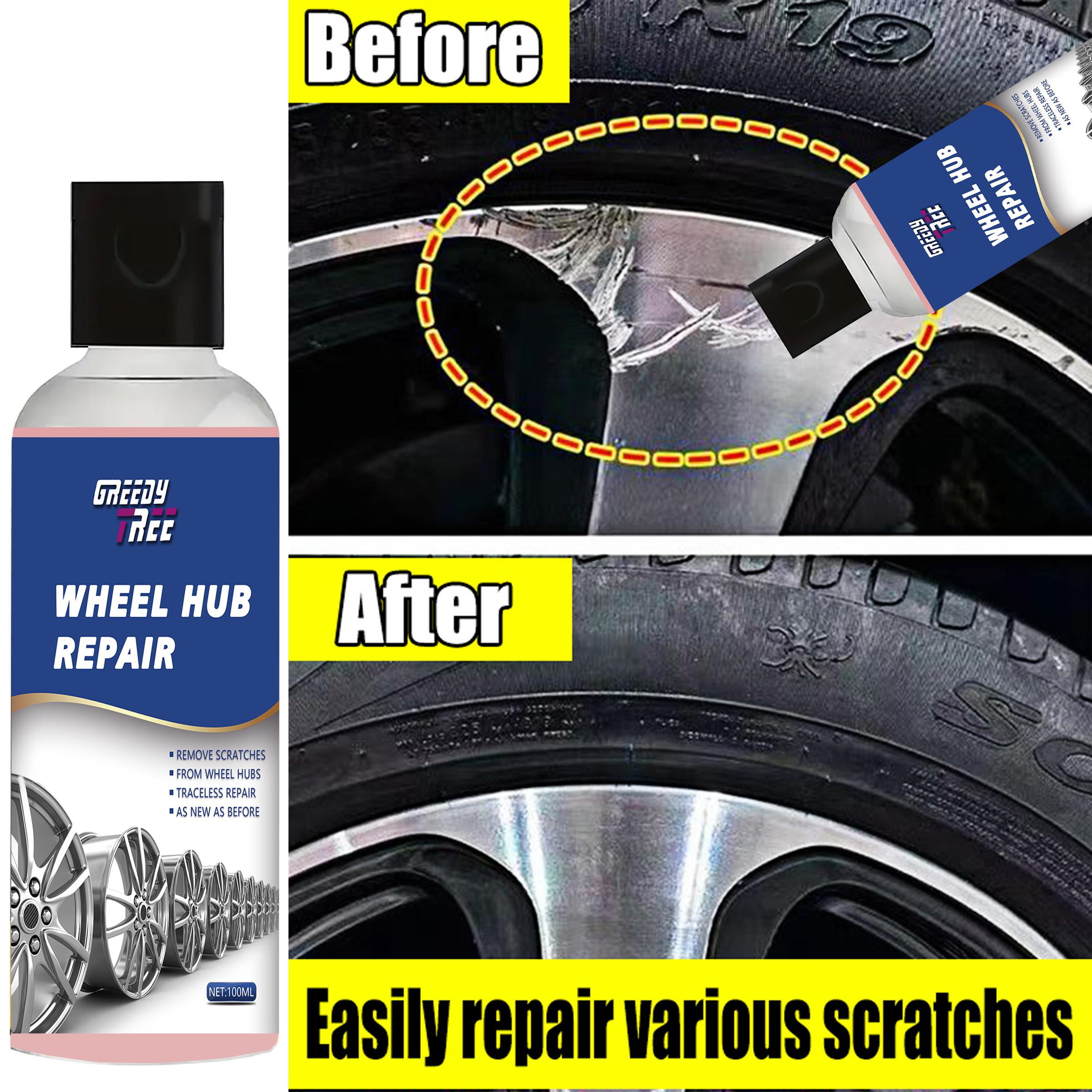 

Universal Wheel Hub Repair Kit, Alloy Rim Scratch Removal, Oxidation Paste and Rust Anti-Rust, Hub Maintenance 100ml